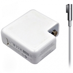 Адаптер DeTech за Apple 85W 18.5V/4.65A magnetic 5 pin 2 pin, Бял - 279